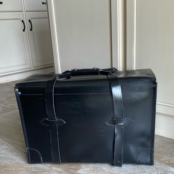 Korchmar Workhorse VINTAGE Attache Lawyer Pilot Physician Briefcase - Picture 3 of 11